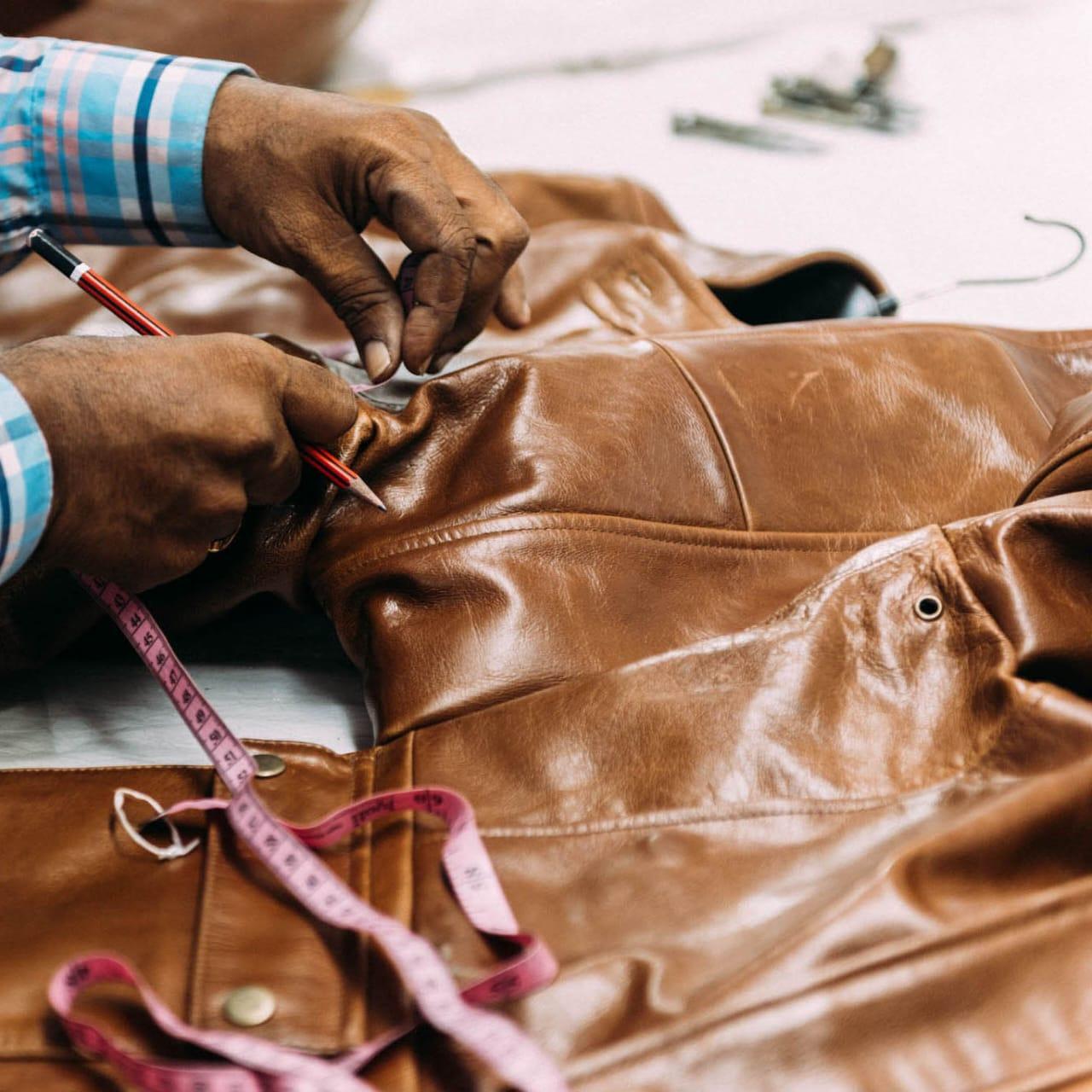 Leather jacket craftsmanship